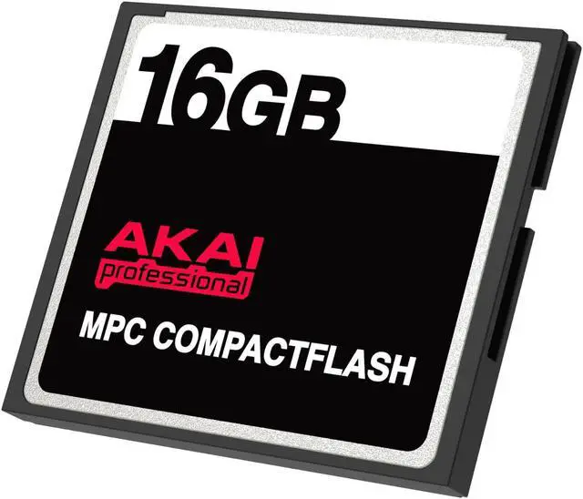 Alt view image 4 of 4 - AKAI 16GB CompactFlash CF Memory Card for MPC 500, MPC 1000, and More, Compact Flash Card for Keyboards and Recording Devices - 16 GB