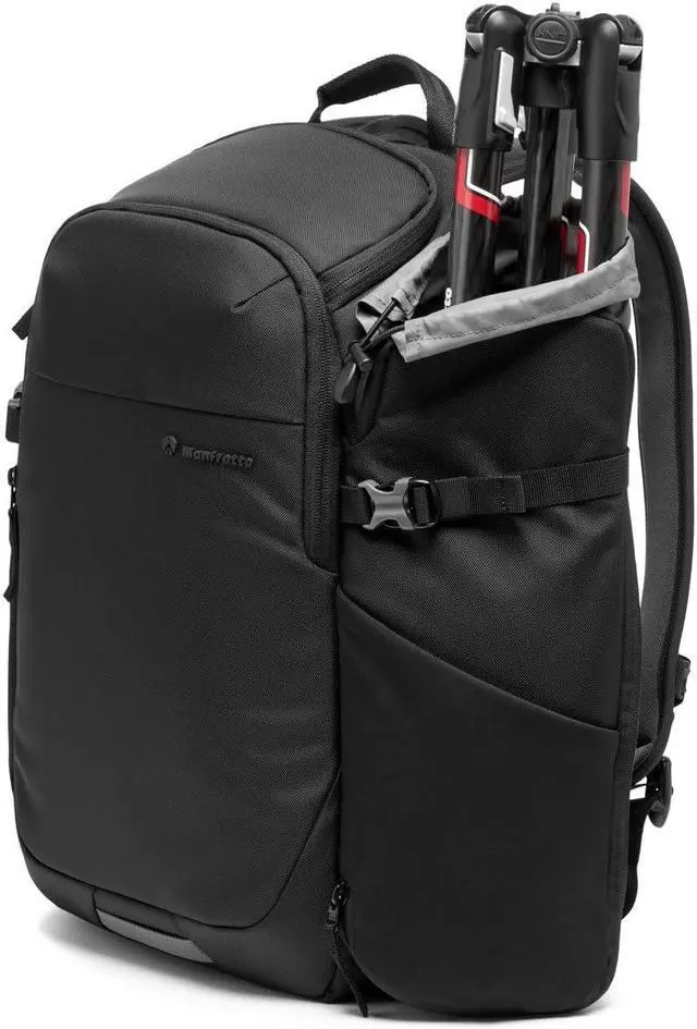 Alt view image 3 of 5 - Manfrotto Advanced Befree III Professional Photography Backpack for Camera and Laptop, Bag for Reflex/Mirrorless Camera with Lenses, with Interchangeable Padded Dividers and Tripod Attachment