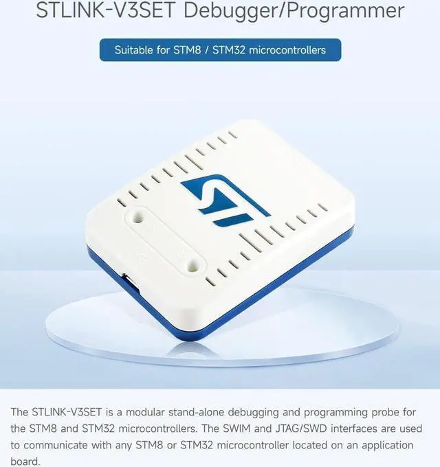 Alt view image 3 of 5 - Waveshare STLINK-V3SET Modular in-Circuit Debugger Programmer for STM8 STM32 USB JTAG