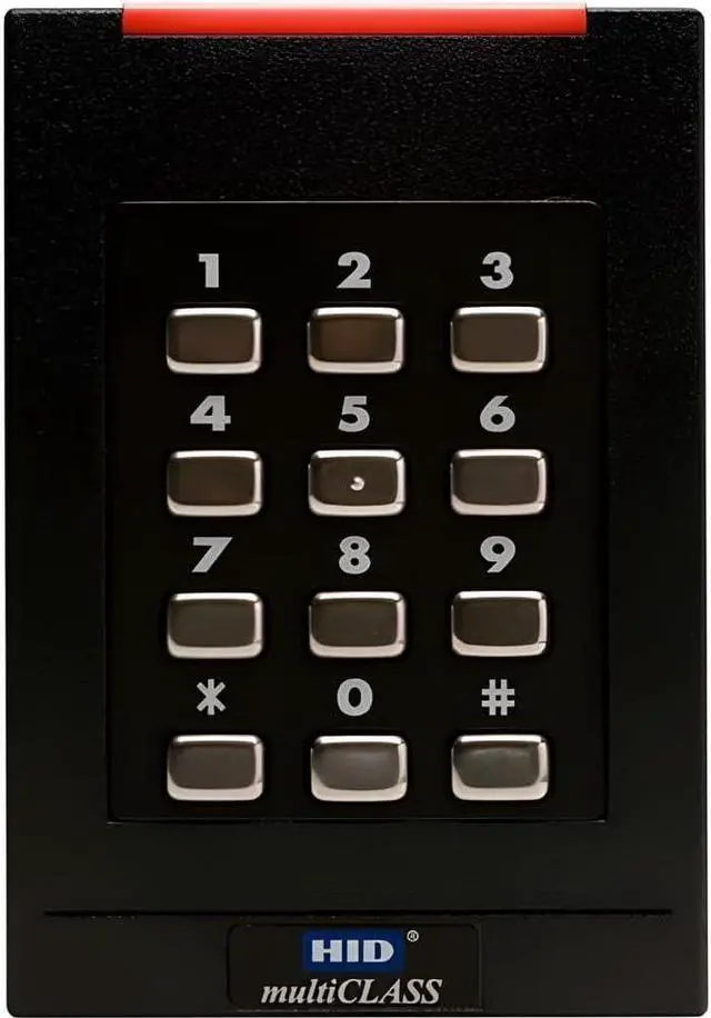 Main image of HID 921PTNNEK0001V RPK40 multiCLASS SE Smart Card Reader with Keypad