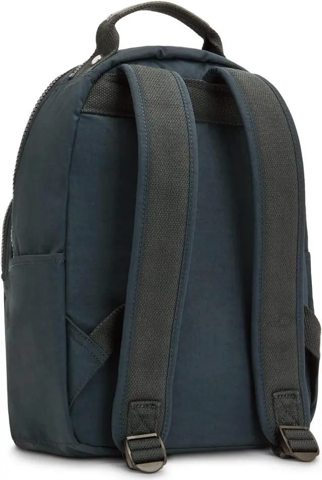 Alt view image 2 of 5 - Kipling Women's Seoul Small Backpack, Durable, Padded Shoulder Straps with Tablet Sleeve, Bag, True Blue Tonal, 10.5''L x 13.75''H x 6.75''D (KI40824DX)
