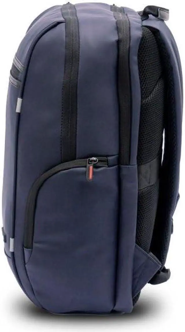 Alt view image 3 of 5 - RadioShack Blue 15.6" Laptop Backpack, Men's and Women's Backpack with Secure Laptop Compartment Provides Easy Organization and Transportation for Laptops up to 15.6", Tablets, and More