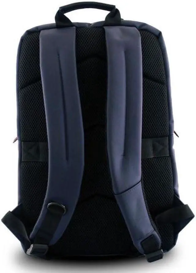 Alt view image 4 of 5 - RadioShack Blue 15.6" Laptop Backpack, Men's and Women's Backpack with Secure Laptop Compartment Provides Easy Organization and Transportation for Laptops up to 15.6", Tablets, and More