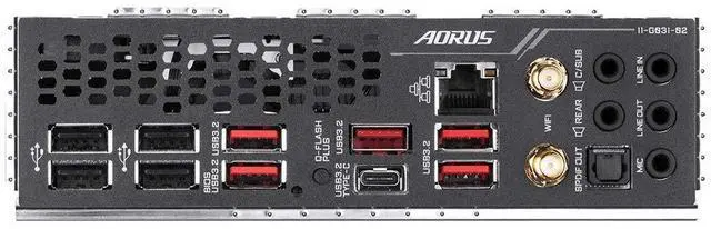 Alt view image 5 of 5 - GIGABYTE TRX40 AORUS PRO WIFI (sTRX/AMD/TRX40/Fins-Array Heatsink/12+2 Phases Infineon Digital VRM/3x PCIe 4.0x4 M.2/Intel WiFi 6/Intel GbE LAN/ATX/Motherboard)
