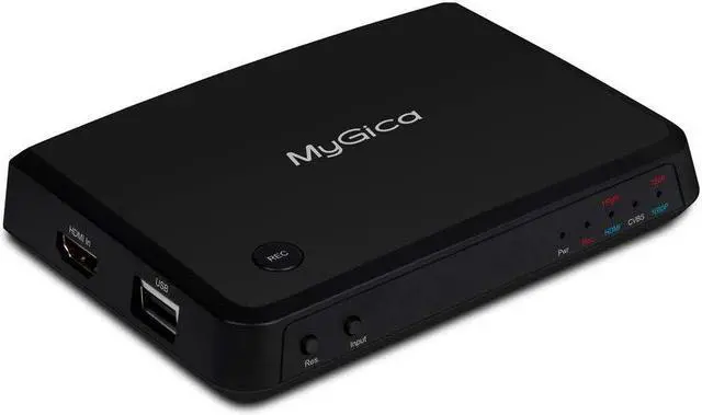 Main image of MyGica Broadcast Live Streaming Capture Card Switch, No PC Required Standalone HD 1080P HDMI to USB Game Recorder, Audio Video Capture Device for Education, Online Course, Video Conference