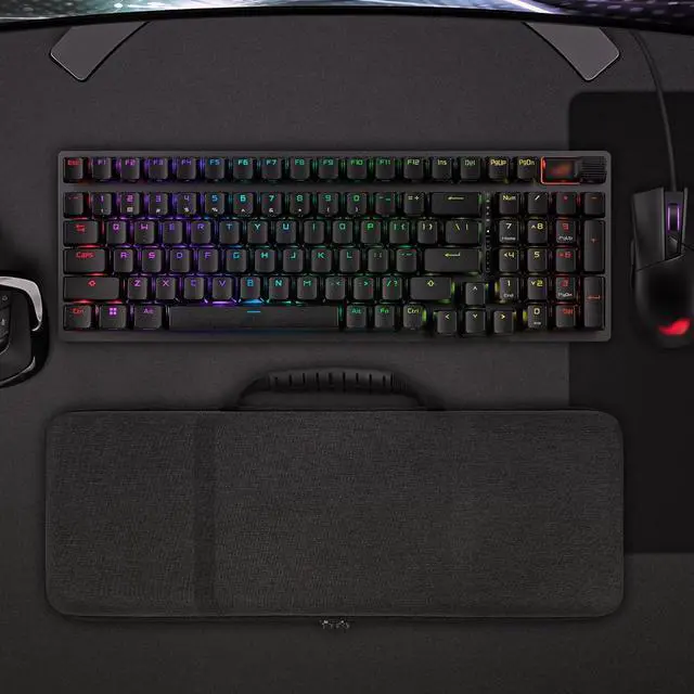 Alt view image 5 of 5 - Geekria 90%-96% Keyboard and Mouse Case, Hard Shell Travel Carrying Bag for 100 Keys Computer Mechanical Keyboard and Mouse Combo Case, Compatible with ASUS ROG Strix Scope II 96, Aula F99