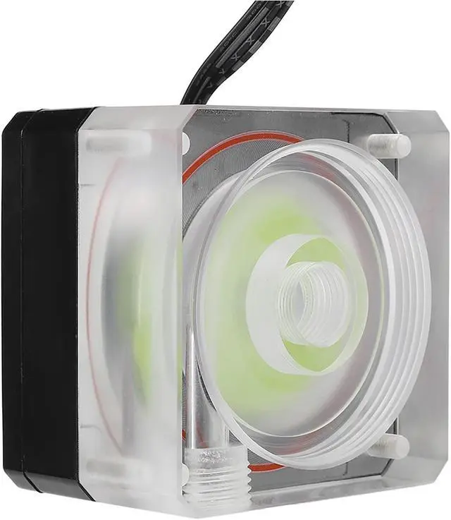 Main image of Acogedor Water Cooling Pump, 500L H Ultra-Thin PMMA PWM Speed Control 3 Meters Pump Head, 12V CPU Water Cooler for PC Water Cooling Systems