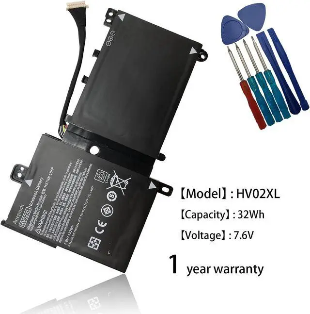 Alt view image 2 of 5 - Anepoch HV02XL Laptop Battery Replacement for HP Pavilion X360 11-K 11-K013CL 11-K057NA 11-K117CL 11-K053AA 11-K005NA 11-K064NR Series 796219-421 796355-005 HSTNN-LB6P TPN-Q164 TPN-W112 7.6V 32Wh