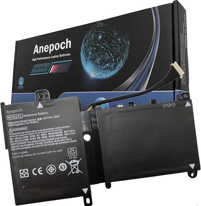 Main image of Anepoch HV02XL Laptop Battery Replacement for HP Pavilion X360 11-K 11-K013CL 11-K057NA 11-K117CL 11-K053AA 11-K005NA 11-K064NR Series 796219-421 796355-005 HSTNN-LB6P TPN-Q164 TPN-W112 7.6V 32Wh