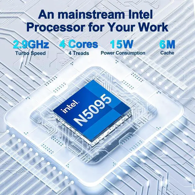 Alt view image 2 of 5 - ANPCOWER 2025 Latest 15.6'' Laptop Windows 11, 16GB RAM 512GB PCIe SSD, Intel N5095 Processor(Max 2.9 GHz), 1080P Full HD Display, Backlit Keyboard, Fingerprint, Webcam, HDMI Type-A, WiFi, BT 4.2