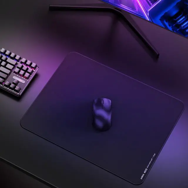 Alt view image 5 of 5 - PulsarGamingGears - eS2 Esports Professional Level Gaming Mouse Pad/Mat 4mm Thickness Anti-Slip Base Anti-Fray Precision Stitching 16.5in x 13in (L, Black)