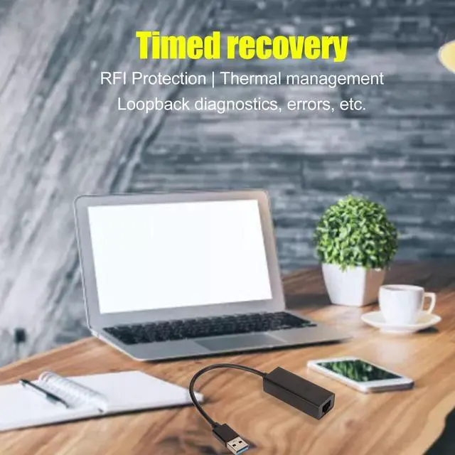 Alt view image 2 of 5 - ASHATA USB C to Ethernet Adapter, USB C to Ethernet RJ45 Adapter, RTL8156B 10 100 1000M 2.5G USB C to RJ45 Network Adapter, RJ45 to Type C Ethernet Network Adapter