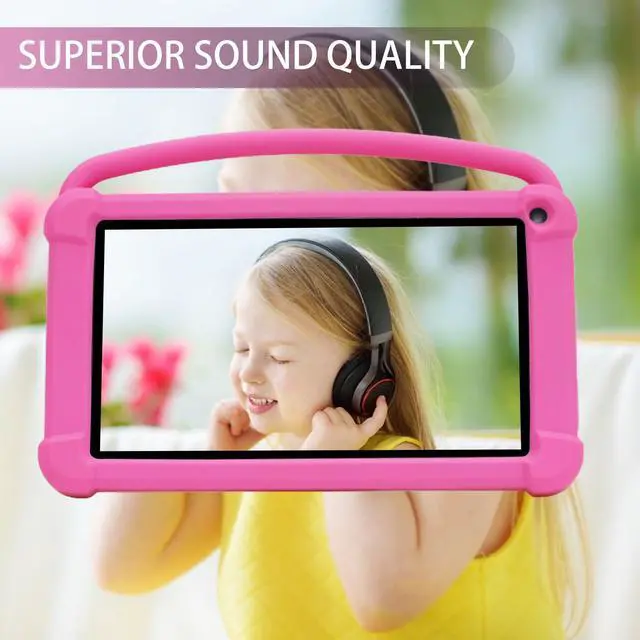 Alt view image 5 of 5 - ATOZEE Kids Tablet, 7 inch Tablet for Kids 4GB+32GB Supports 1TB Expansion Android Preinstalled Parental Control Children Education with Shockproof Kickstand Case, GMS Certified Toddler Tablets.