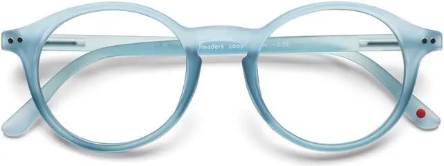 Main image of B + D Blue Light Bloking Reader Glasses Loop Readers Blue Color Without Magnification