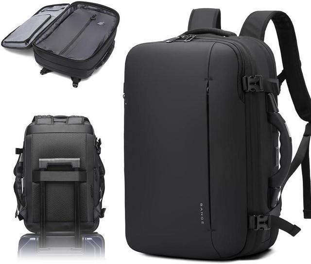 Main image of BANGE Airback Backpack with electronic scaleVacuum Compression Travel Backpack,Expandable Backpacks with Pump for Airplanes (No Air Pump)