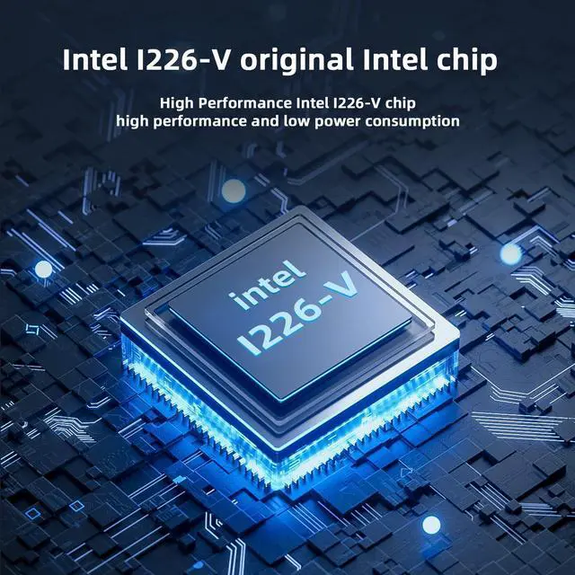 Alt view image 3 of 5 - Buacoz Dual-Port Server Network Card with Intel I226-V Chip PCI-E X1 2.5G Gigabit Ethernet Card RJ45 LAN Network Adapter Support Windows/10/11/Windows server/2022