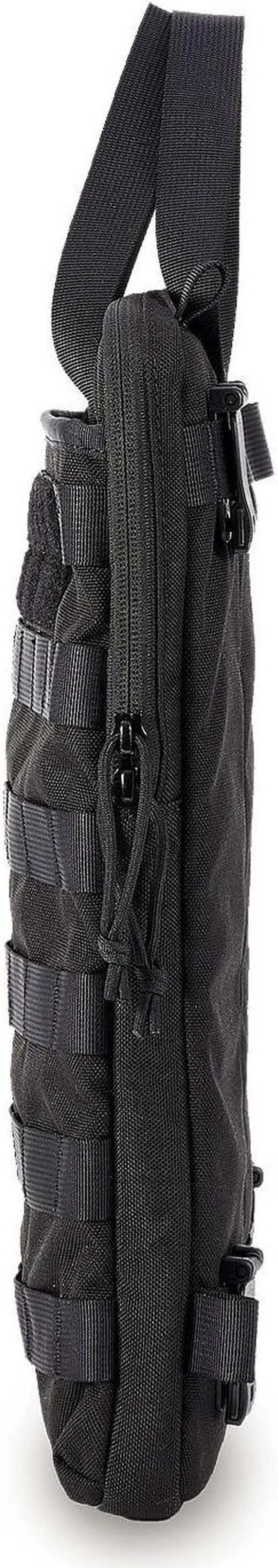 Alt view image 2 of 5 - Cargo Works Tactical MOLLE Laptop Sleeve - Water-Resistant, Slim 15" Tech Organizer with Customizable Storage for Laptop & Accessories