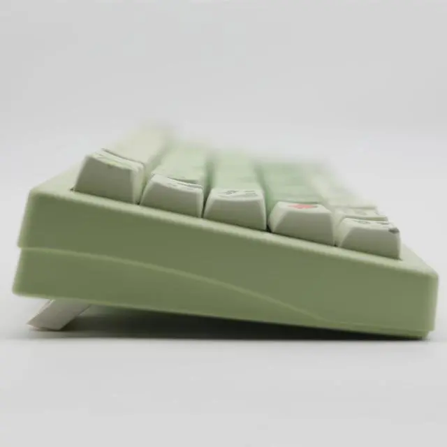 Alt view image 2 of 5 - Cmokifuly Frog Cute Keycaps MDA Profile Keycaps,Custom PBT Keycaps for Mechanical Keyboard,148 Keys Dye-Sub Cute Keycaps (Green)