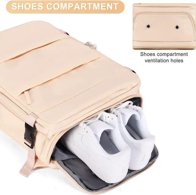 Alt view image 5 of 5 - coofay Large Carry On Backpack Flight Approved Personal Item Travel Backpack For Women Airline Approved Waterproof Sports Luggage Backpack Casual Daypack Small Hiking Backpack