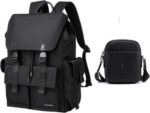 Main image of Colins Keirs Laptop backpack & Men's leather crossbody bag