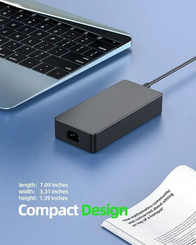 Alt view image 5 of 5 - 330W AC Charger Fit for Acer Predator Helios 16 / Predator Helios Neo 16 / Predator Helios 18 / Predator Helios Neo 18 Laptop Power Supply Adapter Cord