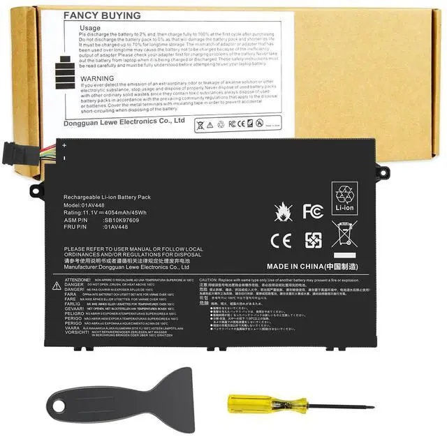 Main image of Fancy Buying 01AV445 01AV448 L17L3P51 Battery for Lenovo ThinkPad E480 E490 E485 E495 E580 E585 E590 E595 E14 E15 Series SB10K97606 SB10K97608 01AV447 L17C3P51 L17M3P52 L17M3P51 SB10K97609