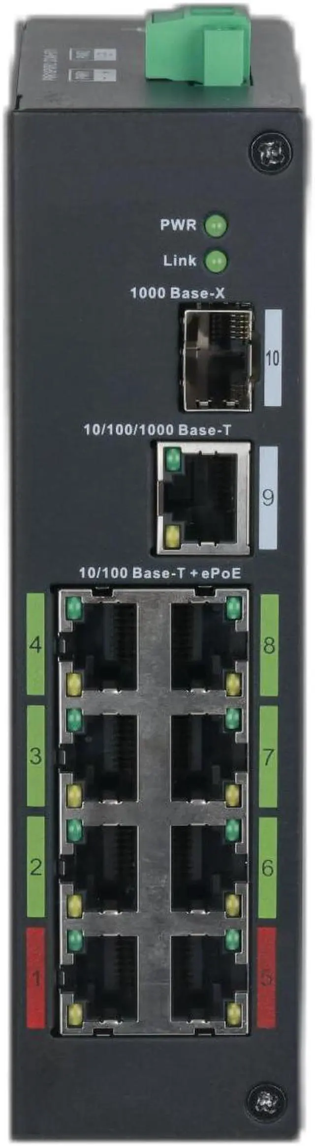 Alt view image 2 of 4 - EmpireTech 10-Port Unmanaged Switch with 8-Port ePoE, Layer-Two ePoE Switch,Complies with IEEE802.3, IEEE802.3u, IEEE802.3ab/z and IEEE802.3X Standards, POE Switch EPOE-8CH LR2110-8ET-120