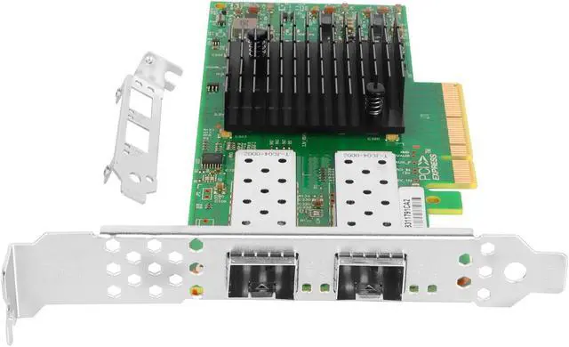 Alt view image 2 of 5 - Euqvos for Mellanox ConnectX4 LX 25Gb Ethernet Network Adapter, Compare to MCX4121A-ACAT, Dual SFP28 Ports PCIe 3.0X8, RDMA, 25Gigabit NIC for Windows/Windows Server/Linux
