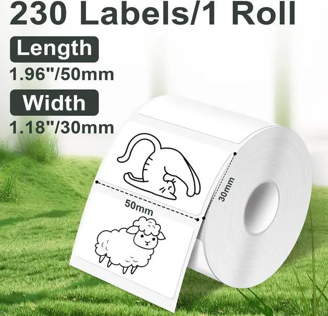 Alt view image 4 of 5 - ItriAce M220 Label Maker, Bluetooth Sticker Maker Machine, Support Multi-Size Thermal Labels with 1.97" x 1.18" (50×30 mm), 230Labels/Roll