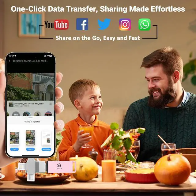 Alt view image 5 of 5 - 512GB Auto Backup-Photo-Stick-For-All-Device Picture-Stick-For-Photos Secure & Easy-Photo-Saver-iPhone-Backup-Flash-Drive Picture-Saver-Thumb-Drive Android-Photo-Backup-Storage-Stick iPad-Backup-Drive