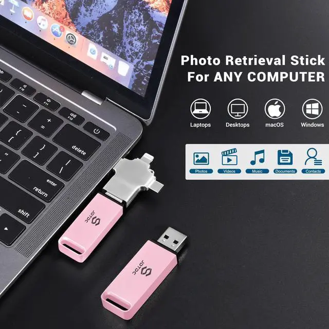 Alt view image 4 of 5 - 512GB Auto Backup-Photo-Stick-For-All-Device Picture-Stick-For-Photos Secure & Easy-Photo-Saver-iPhone-Backup-Flash-Drive Picture-Saver-Thumb-Drive Android-Photo-Backup-Storage-Stick iPad-Backup-Drive