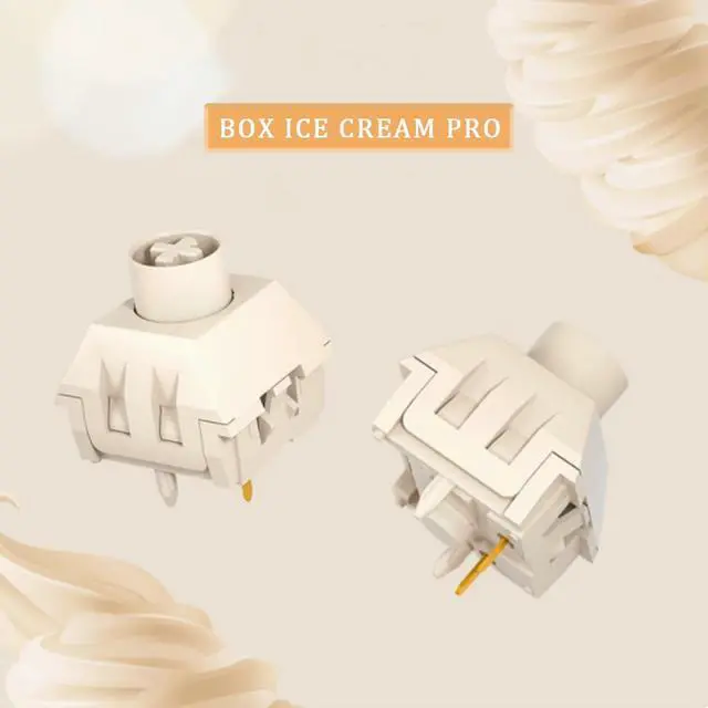 Alt view image 5 of 5 - Kailh Box Ice Cream Pro Linear Keyboard Switch,5-pin RGB SMD 45gf All POM Material Pre-Lubricated Switches,for Mechanical Gaming Keyboard(Ice Cream PRO,72Pcs)