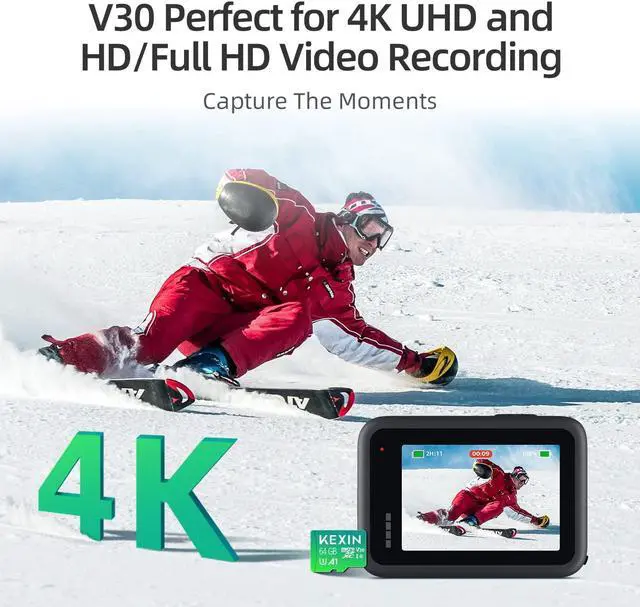 Alt view image 4 of 5 - KEXIN 64GB Micro SD Card 5 Pack Memory Card + KEXIN 128GB USB C Flash Drive USB 3.0