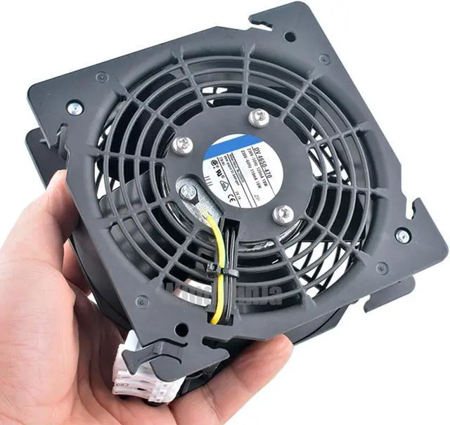 Alt view image 2 of 4 - DV4650-470 12cm 120mm Fan 120x120x38mm AC230V 220V 120mA 19W Cooling Fan for Rittal Cabinet