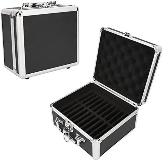 Alt view image 2 of 5 - Hard Drive Storage Box Hard Drive Case Hard Drive Storage Case Hard Drive Carrying Case 2.5in Hard Drive Storage Box 20 Bays Double Protection Convenient Handle Hard Drive Case