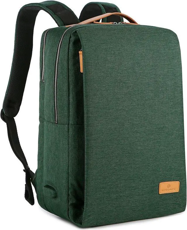 Main image of Nordace Siena Smart Backpack with USB Charging - 15.6 Inch Laptop Backpack, 19L Daily Backpack for Travel, Everyday, or Work (Dark Green)
