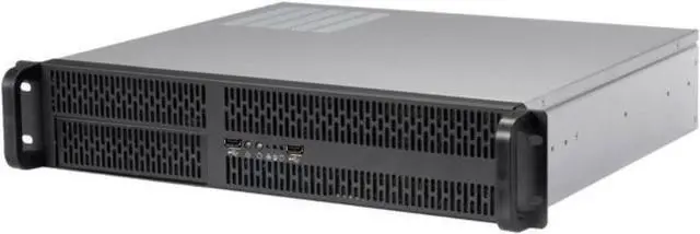 Main image of RACKOWL 2U Server Case/Server Chassis, 4X 3.5/2.5" HDD Bay, 1x 5.25 Device, Micro-ATX Motherboard Support ; Fans: Rear 2X 80mm, Size: 16.9"x3.5"x15.0", RO-SC2U0380X001