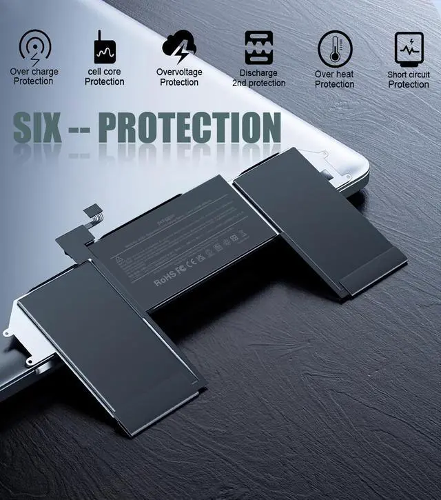 Alt view image 2 of 5 - pengguo Battery for MacBook Air 13 Inch A1932 (2018-2019), Laptop Battery for MacBook Air 13 Inch A2179 (2020), Battery Replacement Model A1965 Battery 4379mAh (Upgraded 6.2 Versions)