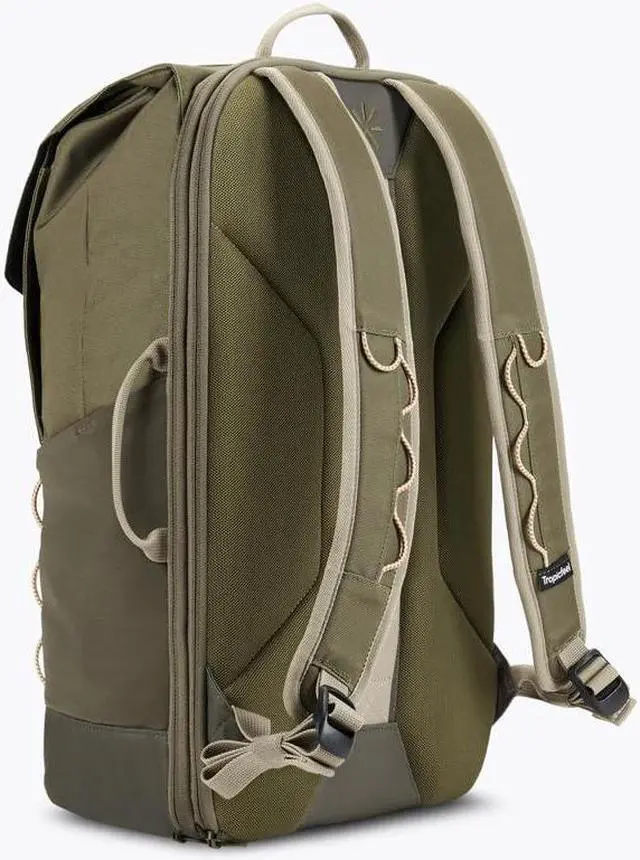 Alt view image 4 of 5 - Tropicfeel nook essential pack green backpack with matching nook travel pouch cord organizer