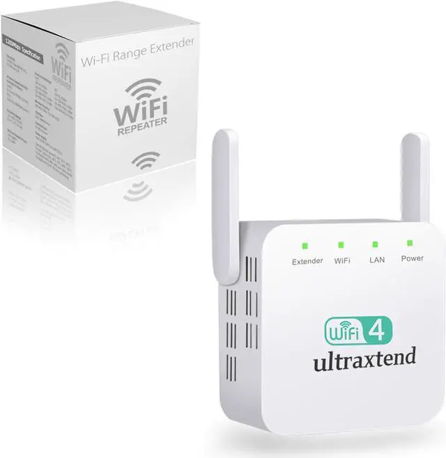 Main image of Generic Ultraxtend WiFi Booster 2024 with Ethernet Port 2.4G Speed up to 300 Mbps Signal Repeater Get Strong Wi-Fi Signal in Every Corner of Your Home (300 Mbps)