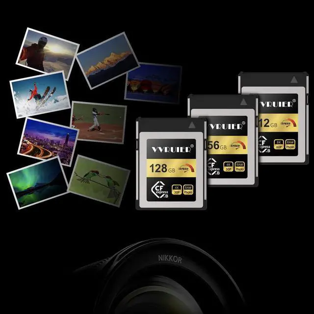 Alt view image 4 of 5 - CFexpress Type B Memory Cards High-Speed CFexpress Type B for Cameras 4K Video (256GB)