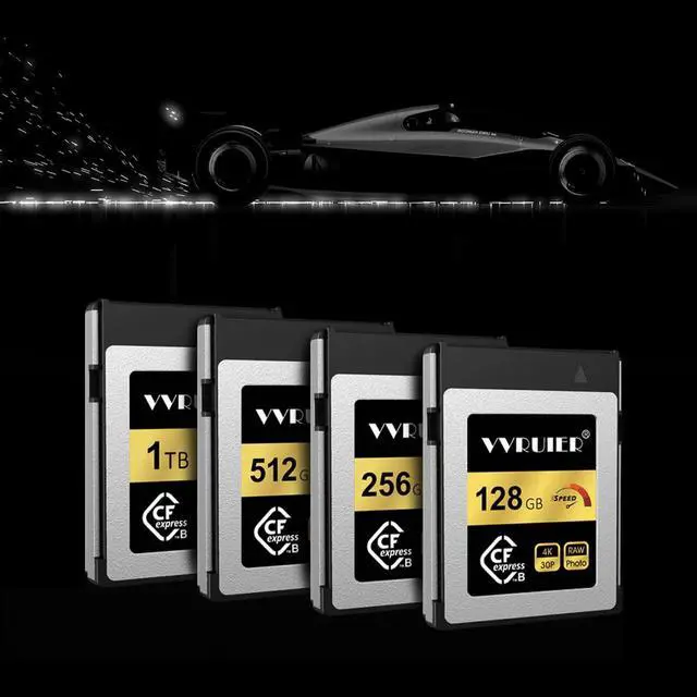 Alt view image 5 of 5 - CFexpress Type B Memory Cards High-Speed CFexpress Type B for Cameras 4K Video (256GB)