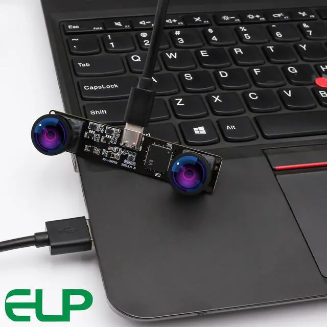 Alt view image 2 of 5 - Webcamera_usb 4MP Dual Lens USB Camera Module Synchronization Binocular Webcam Board High Speed 1080P 60fps Lightburn Camera for Laser Engraver Mini UVC USB2.0 Camera for Computer Raspberry Pi