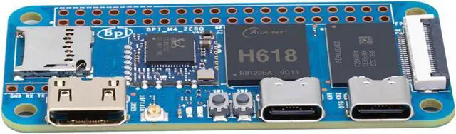 Alt view image 3 of 5 - Banana Pi BPI M4 Zero Allwinner H618 LPDDR4 4GB Linux Single Board Computer, Wireless Dual-Band Development Board, ARM Mali G31 GPU for IoT Programming, Support Debian Ubuntu (4+32G SBC)
