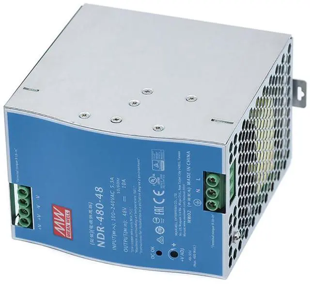 Alt view image 4 of 5 - NDR-480-48 Mean Well Switching Power Supply MeanWell NDR-480-48