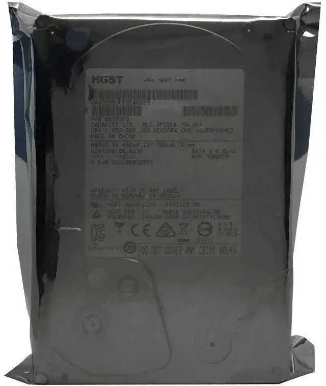 Alt view image 2 of 5 - HGST Ultrastar A7K2000 HUA722010CLA330 (0A39289) 1TB 32MB Cache 7200RPM SATA 3.0GB/s Internal Desktop Hard Drive - 1 Year Warranty