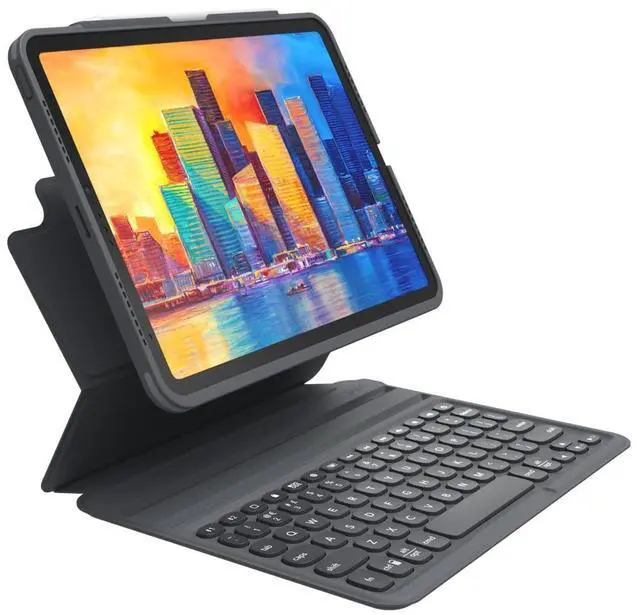 Main image of ZAGG Pro Keys Detachable Case and Wireless Keyboard for Apple iPad 11" (A16)/ 10.9 10th GEN, Multi-Device Bluetooth Pairing, Backlit Keyboard, Apple Pencil Holder, 6.6ft Drop Protection, Lightweight