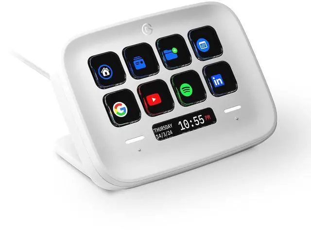Main image of Elgato Stream Deck Neo  8 Customizable Keys, 2 Touch Points, Speed Through Tasks & Workflows - Control Word, Excel, PowerPoint, Teams, Zoom, Spotify and more, Drag-n-Drop Setup - Works with Mac & PC