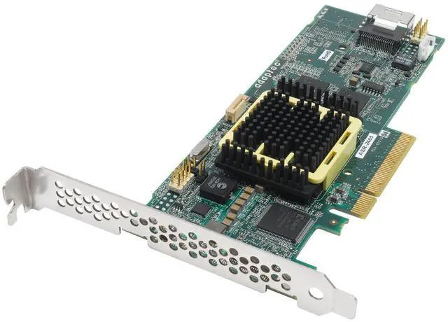 Main image of Adaptec 2244100-R 5805 8-Channel SATA/SAS 512MB PCI-Express LP RAID Controller with Cable Kit