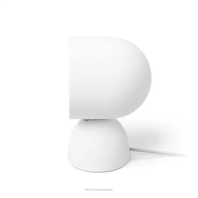 Alt view image 3 of 5 - Google Nest Cam Stand - Wired Tabletop Stand for Nest Cam (Battery) Only - Snow